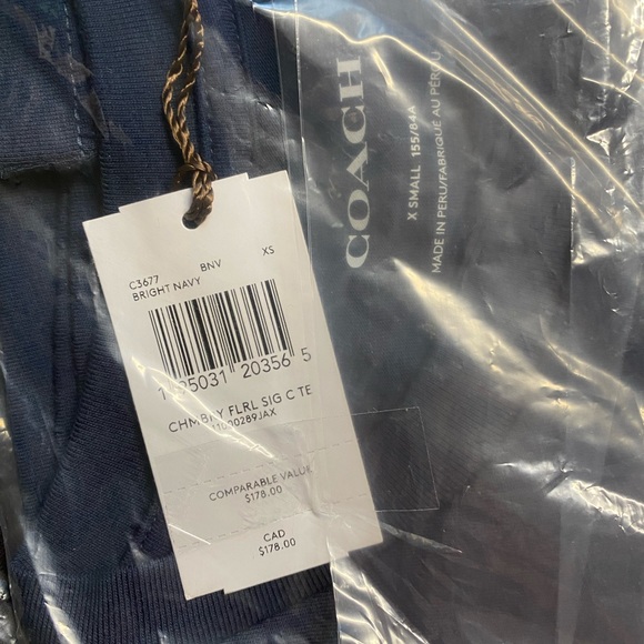 Coach Women Floral Signature T-Shirt - Picture 5 of 7